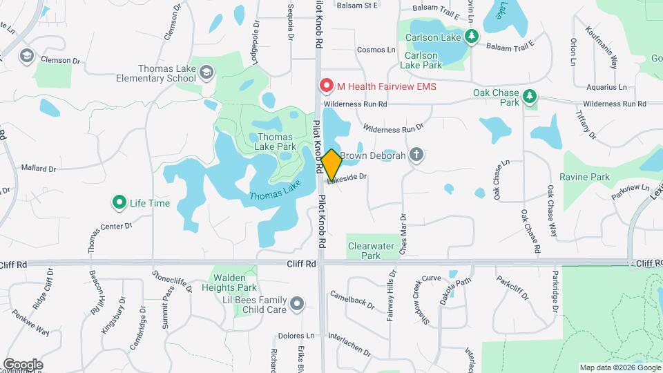 1396 Lakeside Cir Map and Location Details