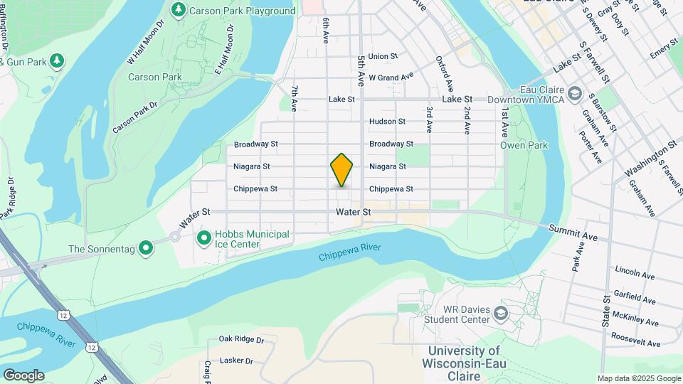 525 Chippewa St Map and Location Details