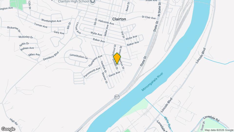 862 School St Map and Location Details