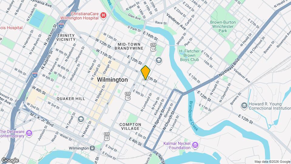 1021 Clifford Brown Walk Map and Location Details