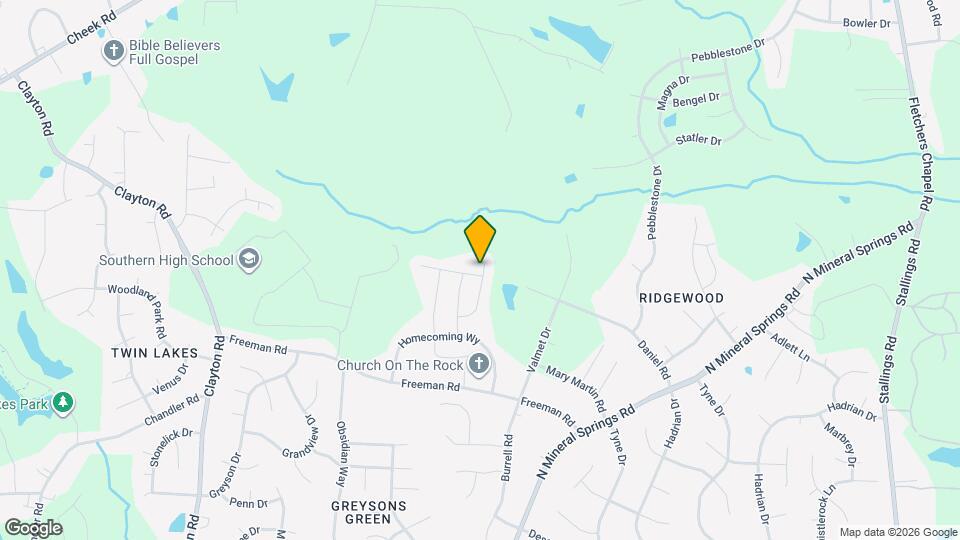 102 Bedivere Ln Map and Location Details