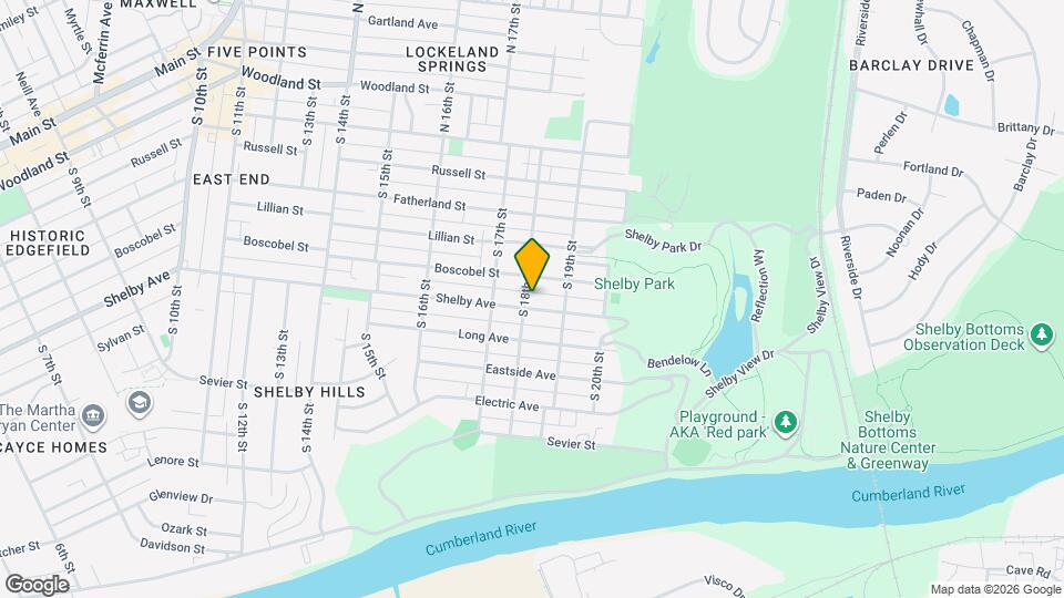 1801B Shelby Ave Map and Location Details