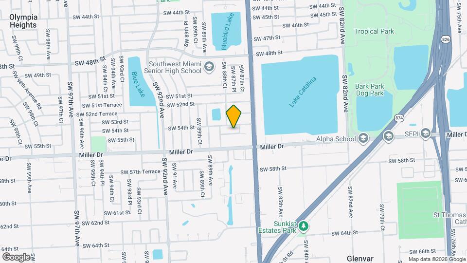 8755 SW 54th Ter Mapa y Detalles de la Ubicación
