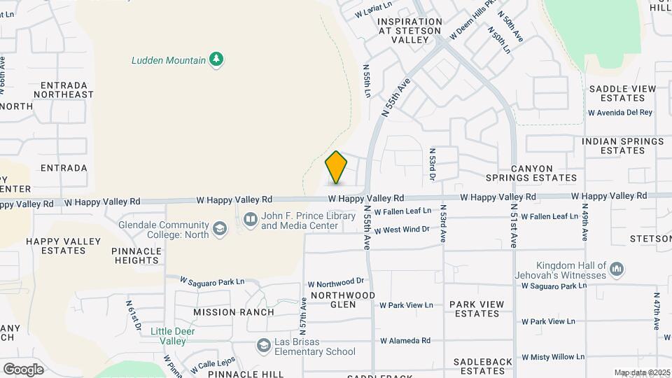 5545 W Buckskin Trail Map and Location Details