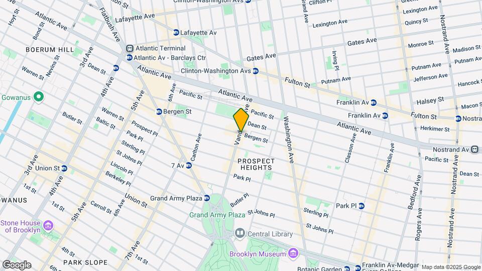 603 Vanderbilt Ave Map and Location Details