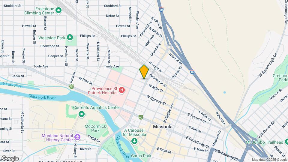 404 W Alder St, Unit Backhouse Map and Location Details