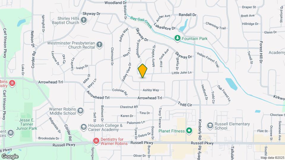 203 Arrowhead Trl Map and Location Details