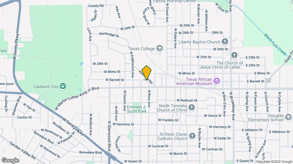 2026 N Ross Ave Map and Location Details