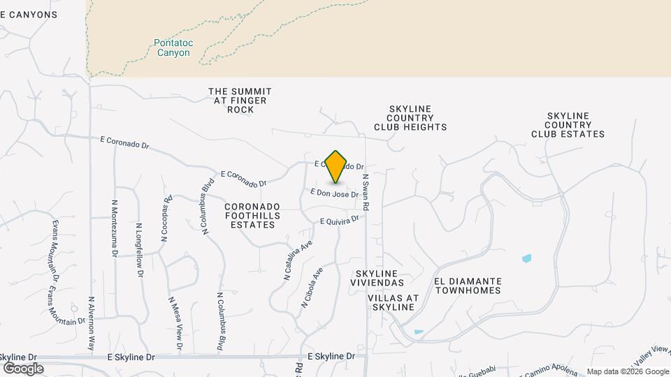 4601 E Don Jose Dr Map and Location Details