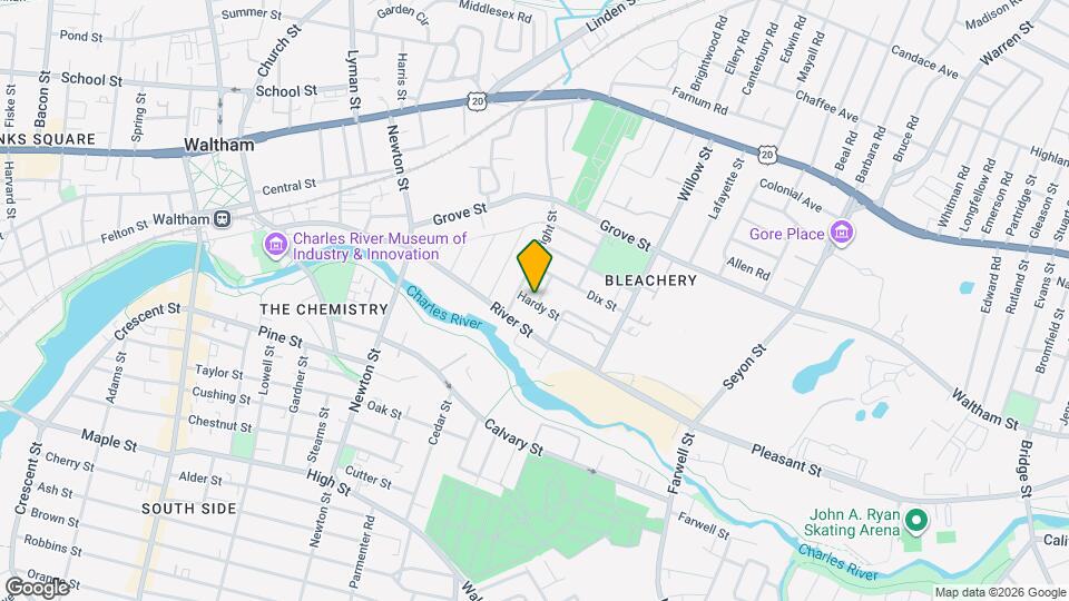 14 Hardy St Map and Location Details