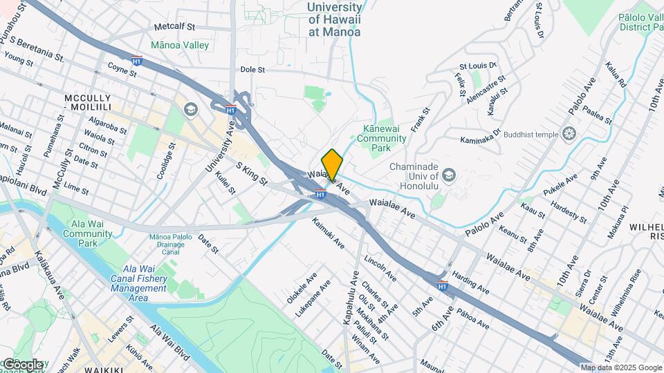 Waialae Place Mapa y Detalles de la Ubicación