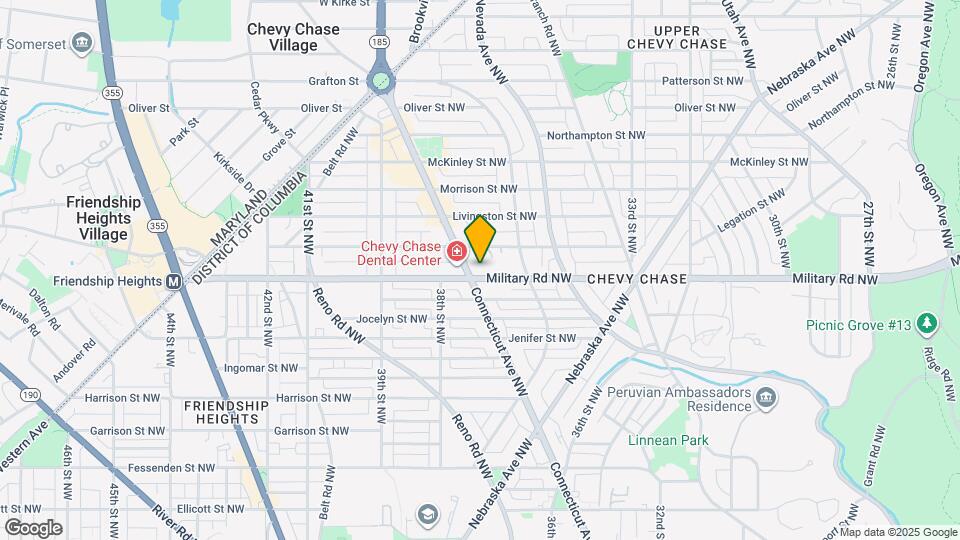 3721 Military Rd NW, Unit B Map and Location Details