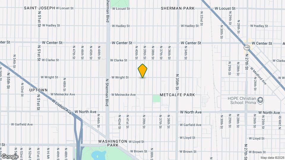 2473 N 39th St, Unit LARGE 3/1 LOWER UNIT Map and Location Details