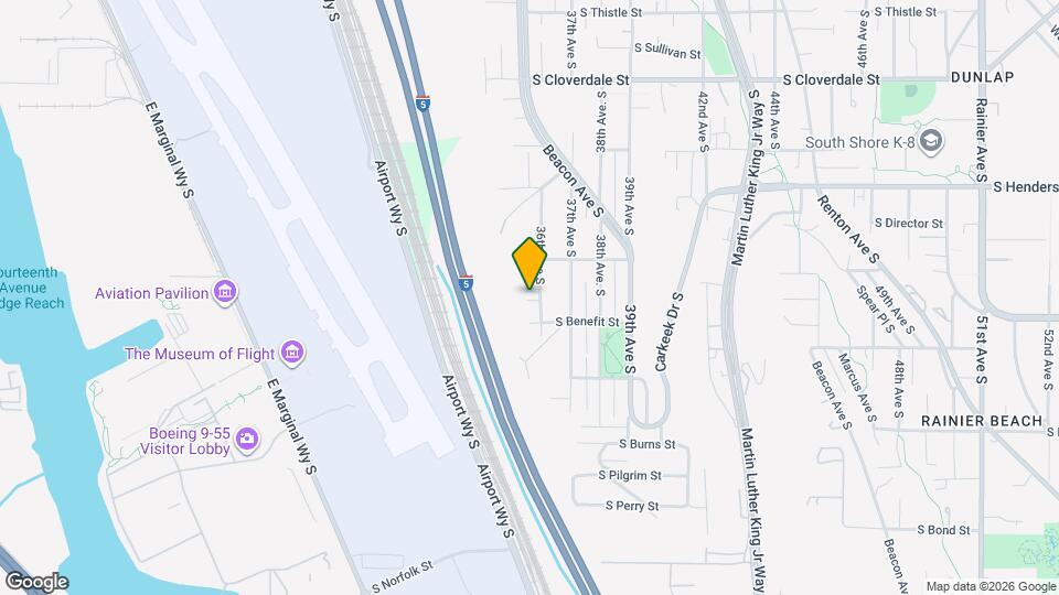 9237 36th Ave S Map and Location Details