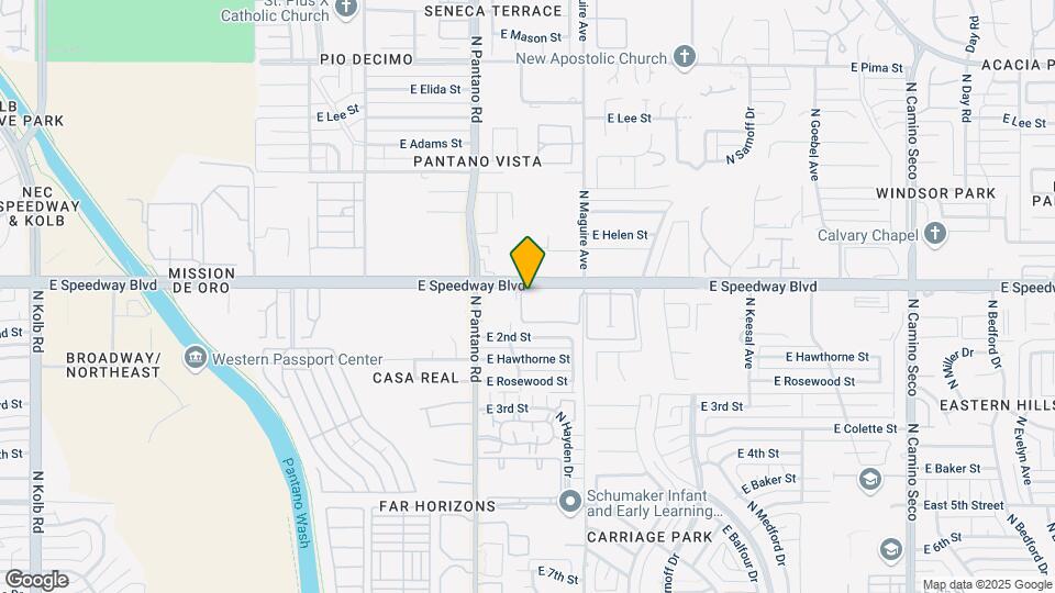 8080 E Speedway Blvd-Unit -1 Map and Location Details