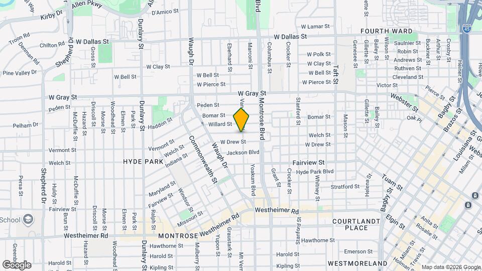 2106 Van Buren St Map and Location Details