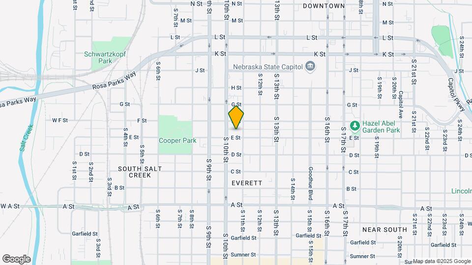 1024 E St Map and Location Details