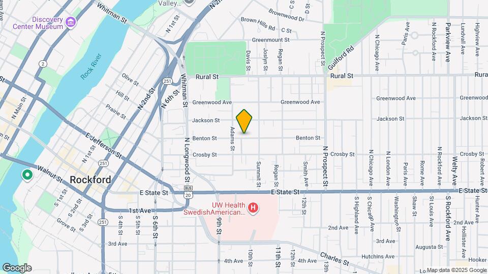 1318 Benton St Map and Location Details