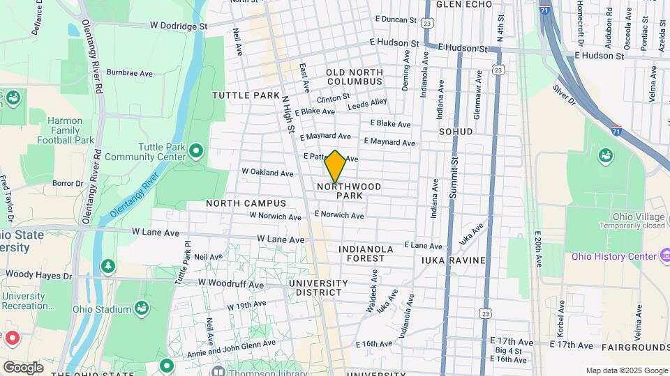 66 E Northwood Ave Map and Location Details