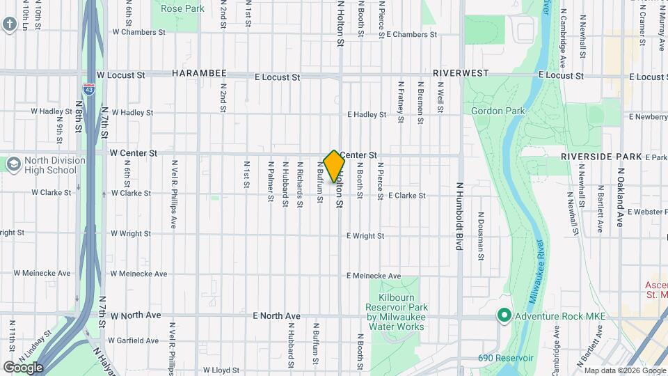 2611 N Holton St, Unit 2611 Mapa y Detalles de la Ubicación