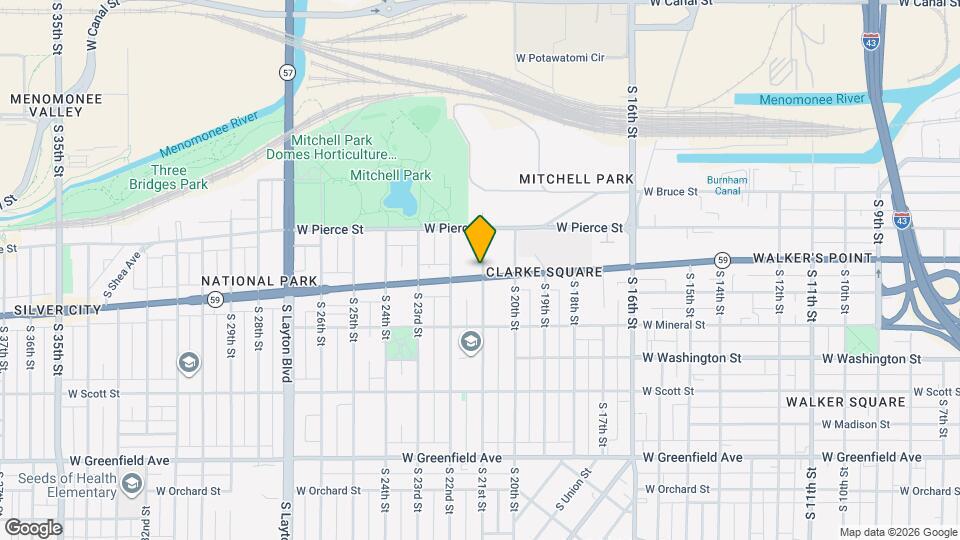2100 W National Ave Mapa y Detalles de la Ubicación