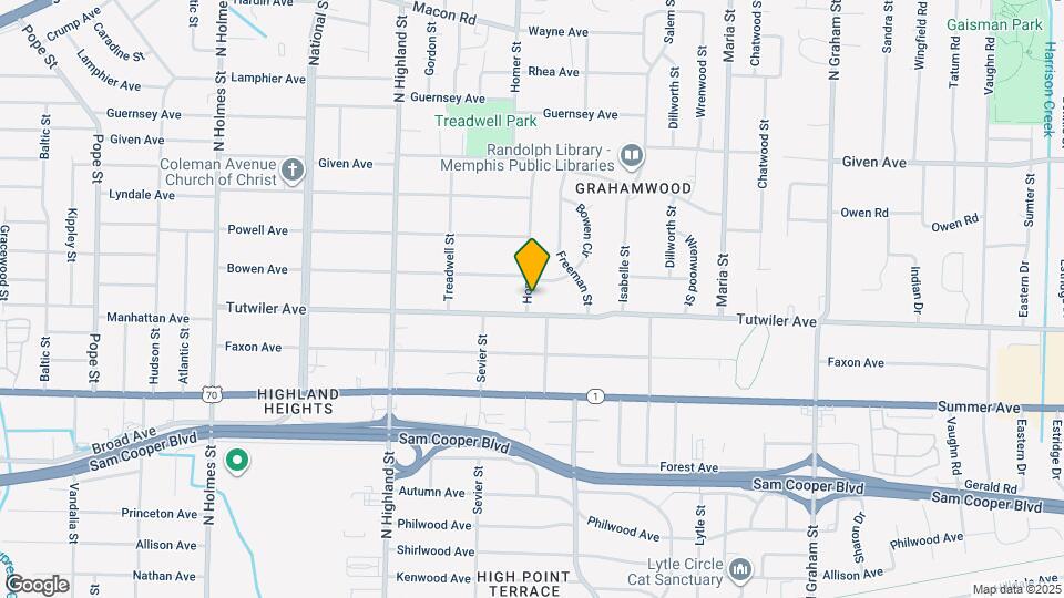 750 Homer St Map and Location Details