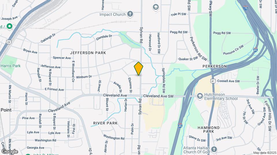 2617 Sylvan Rd Map and Location Details