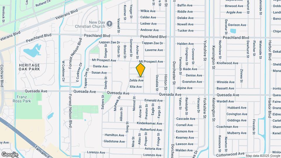 20340 Zelda Ave Map and Location Details