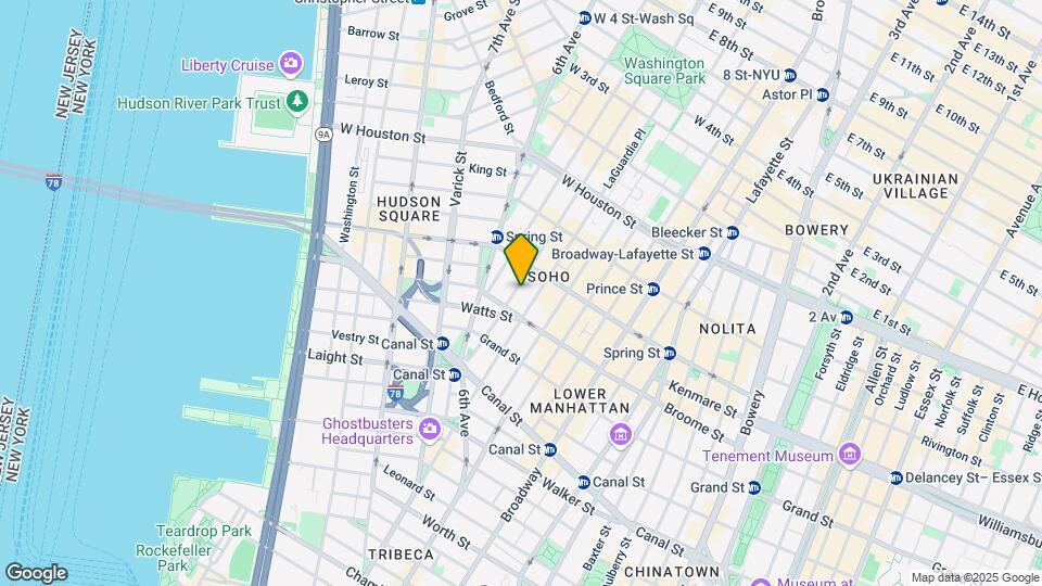 64-66 Thompson St Mapa y Detalles de la Ubicación