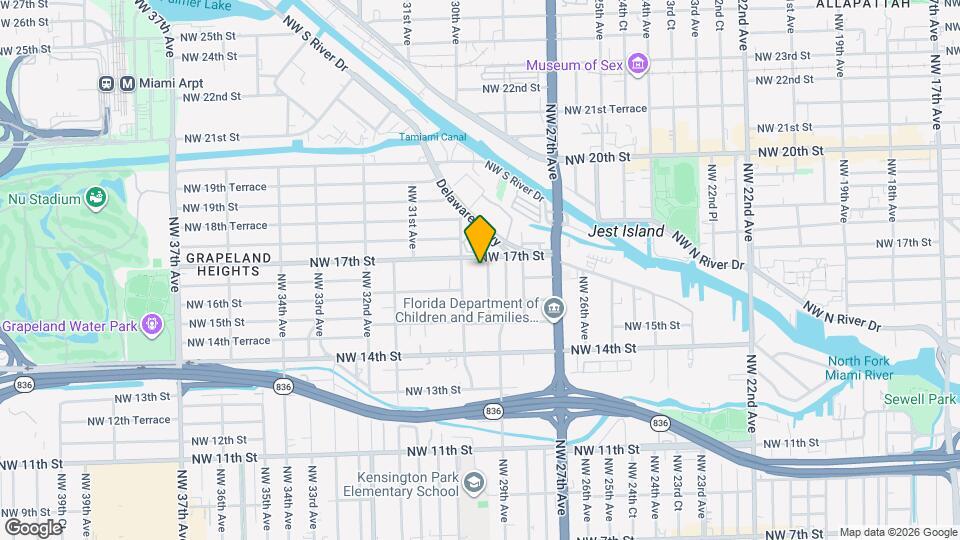 1634 NW 29th Ct, Unit Efficiency Mapa y Detalles de la Ubicación