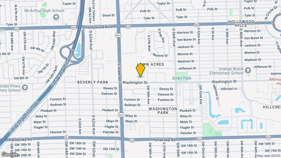 5991 Washington St Map and Location Details