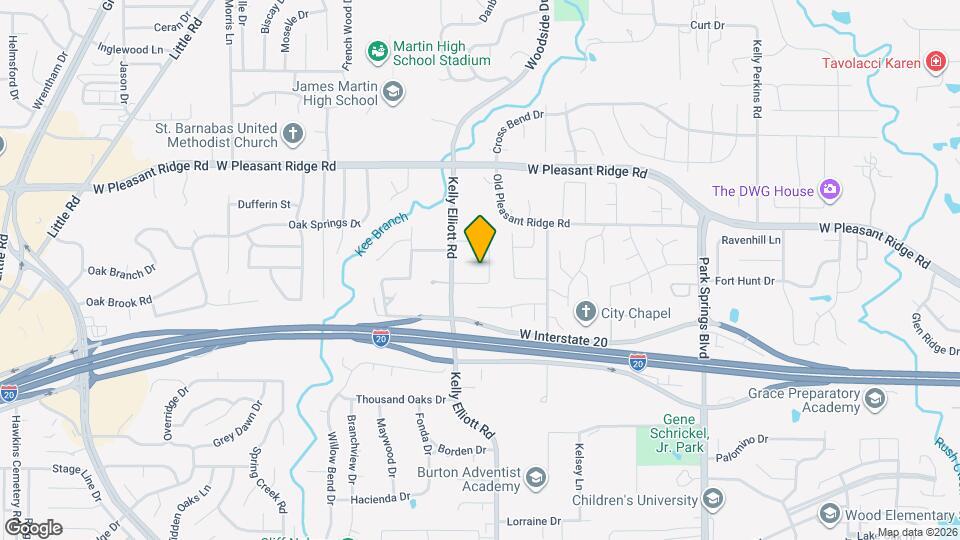 4202 High Mesa Ct Map and Location Details