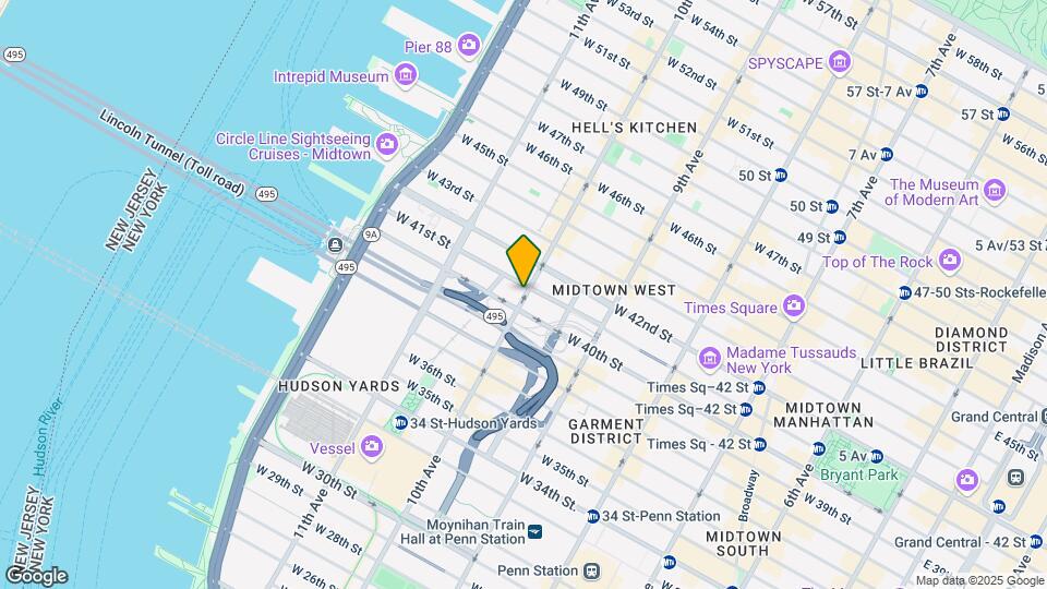 551 10th Ave Mapa y Detalles de la Ubicación