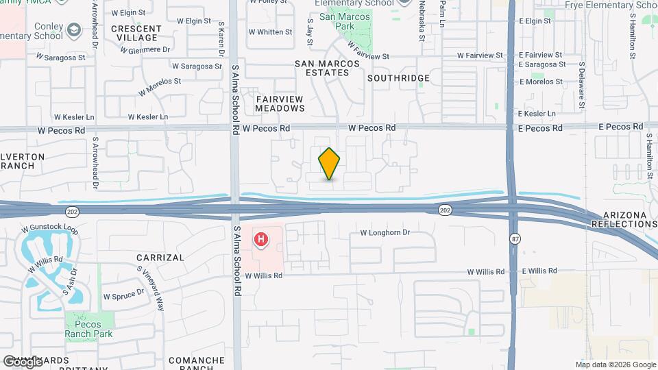 731 W Winchester Dr Map and Location Details