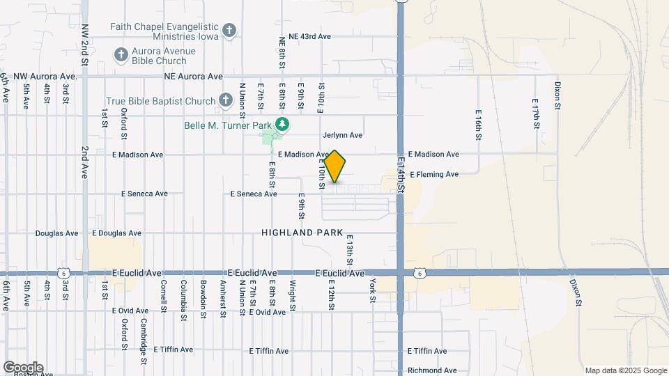 1116 E Seneca Ave Map and Location Details