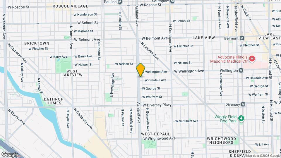 2937 N Ashland Ave Map and Location Details