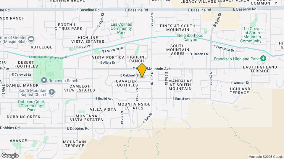 1916 E Ardmore Dr Mapa y Detalles de la Ubicación