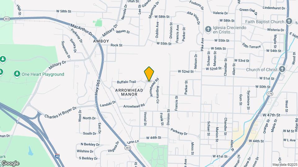 1815 Broken Arrow Dr Map and Location Details