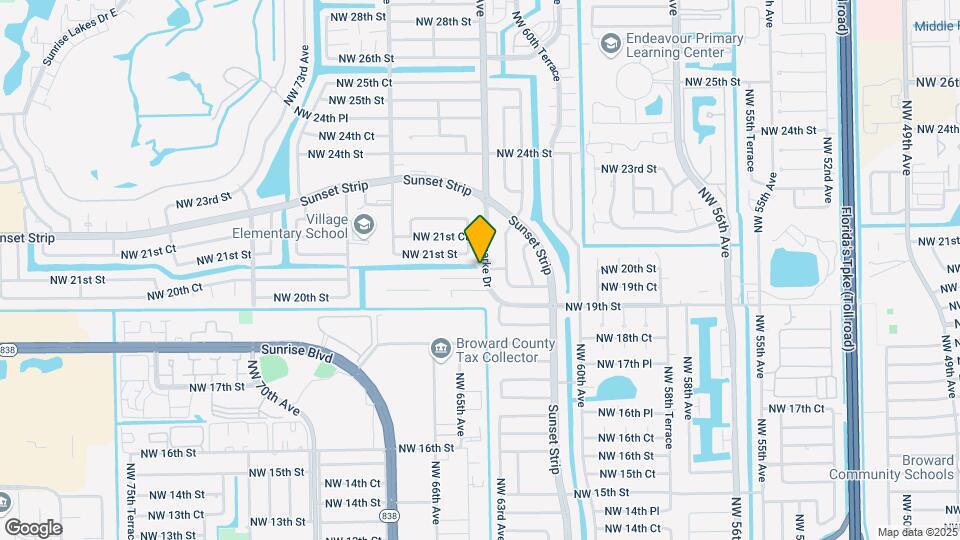 2021 NW 64th Ave-Unit -A Map and Location Details