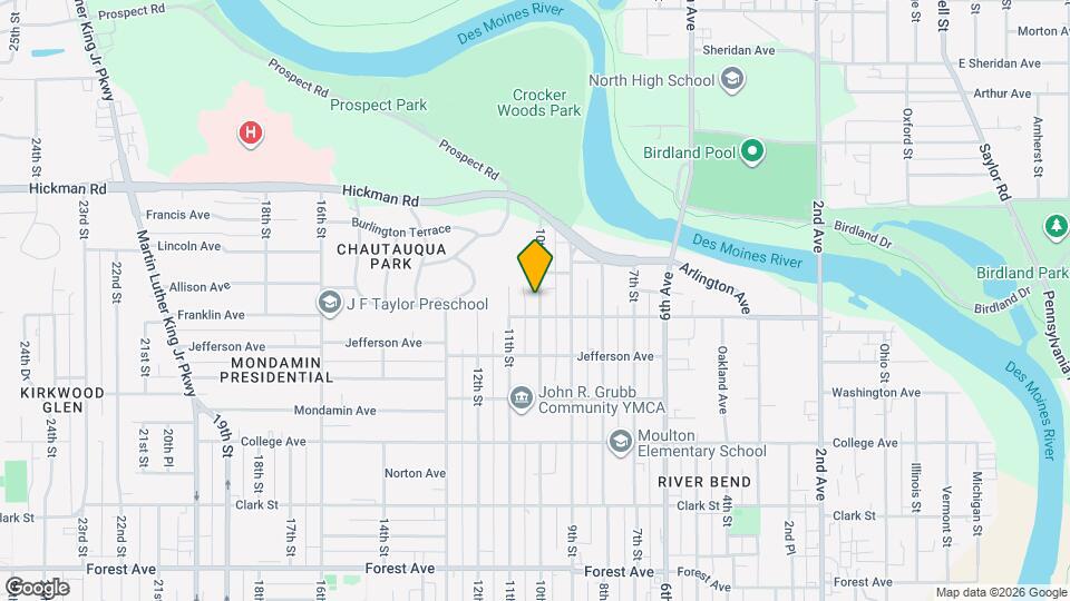 1910 10th St Map and Location Details