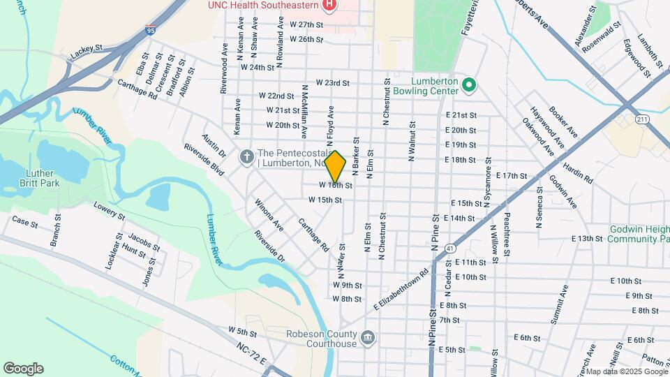 209 W 16th St Map and Location Details
