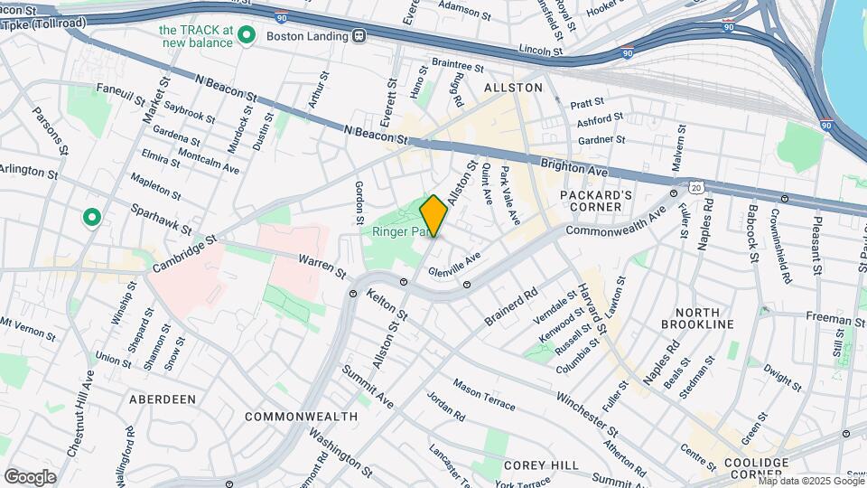 100 Allston St Mapa y Detalles de la Ubicación