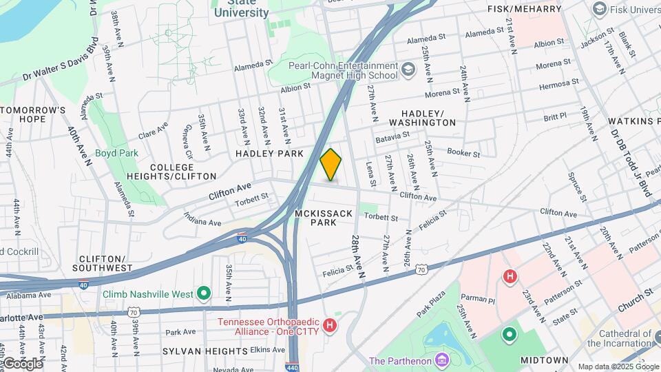 2826 Clifton Ave Mapa y Detalles de la Ubicación