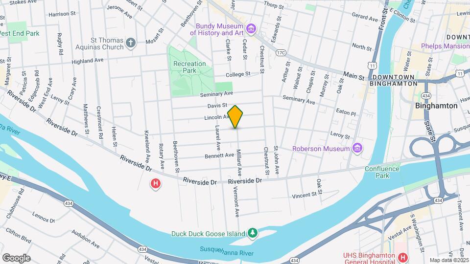 95 Leroy St, Unit A Map and Location Details