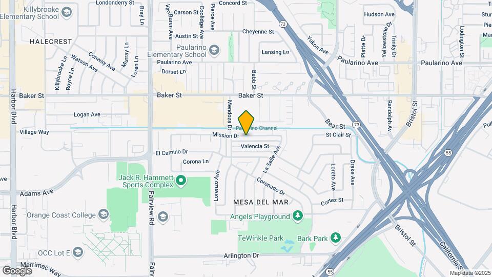 1021 Mission Dr Map and Location Details