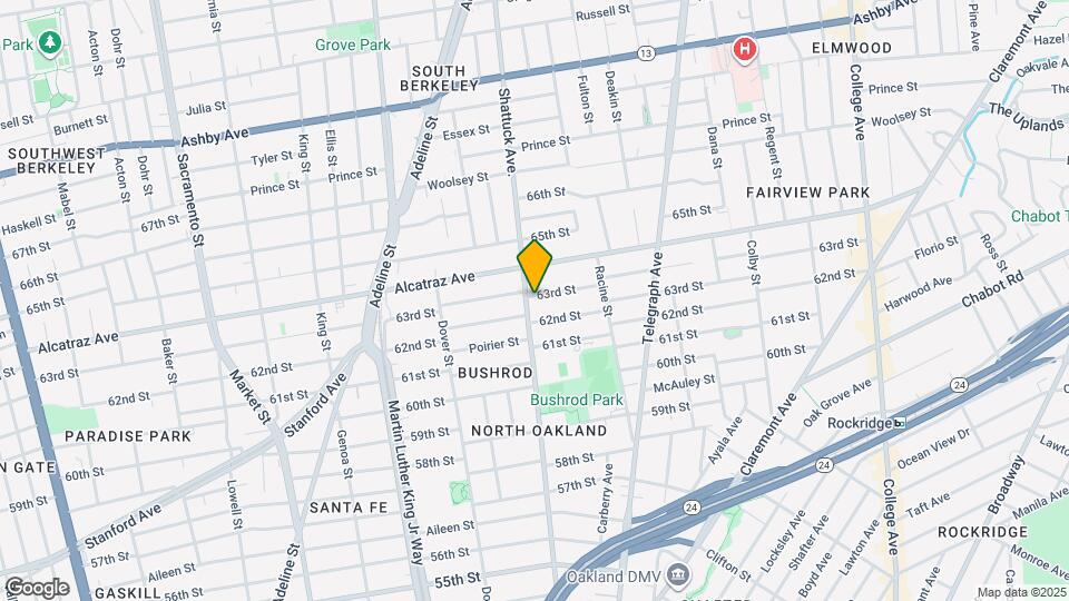 599 63rd St Map and Location Details