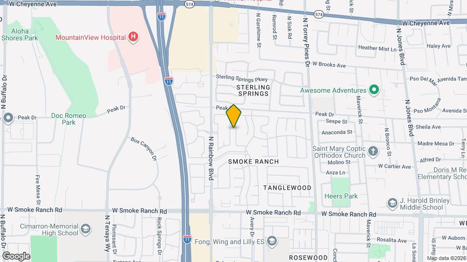 2709 Camphor Tree St Map and Location Details