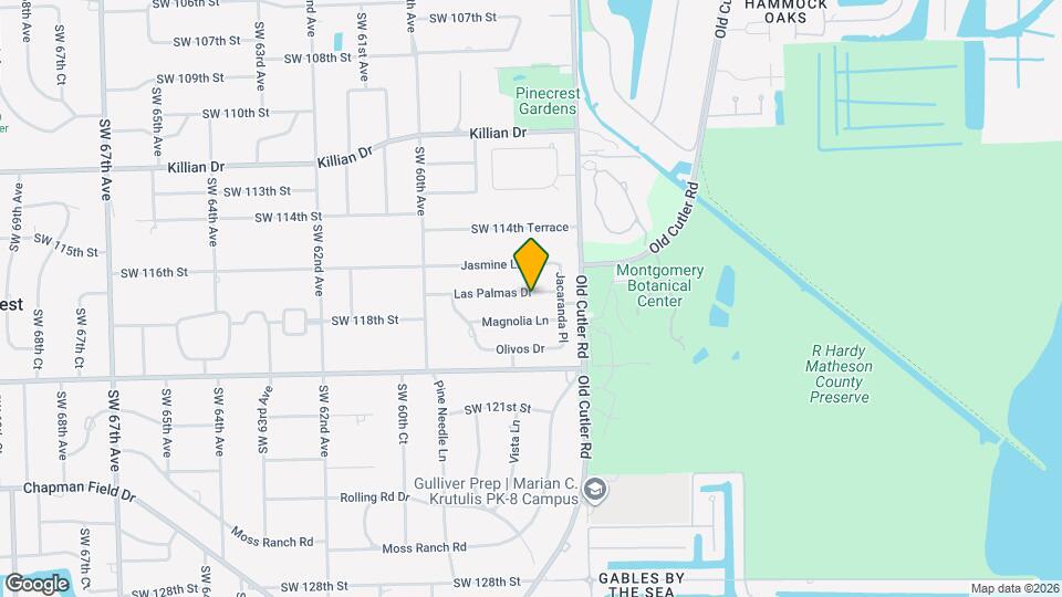 5780 Las Palmas Dr Map and Location Details