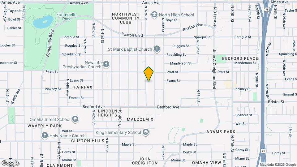3519 N 37th St Map and Location Details