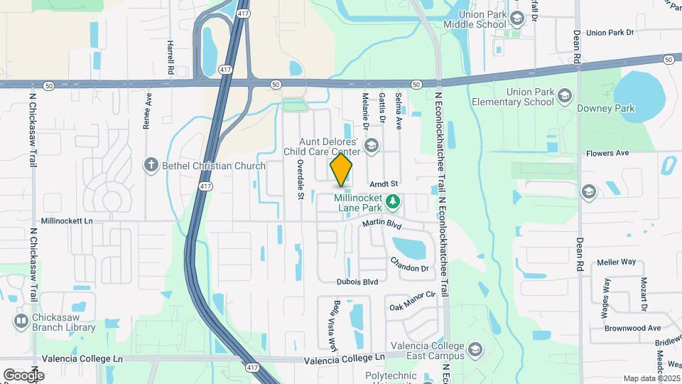 1316 Holly Springs Cir Mapa y Detalles de la Ubicación